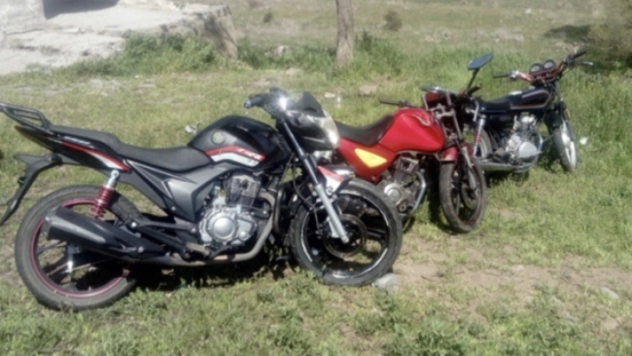 Motosiklet hırsızlarına jandarmadan baskın