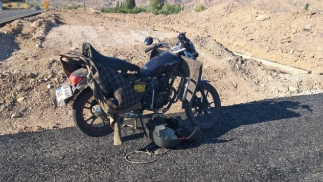 Motosiklet kazası 1 yaralı