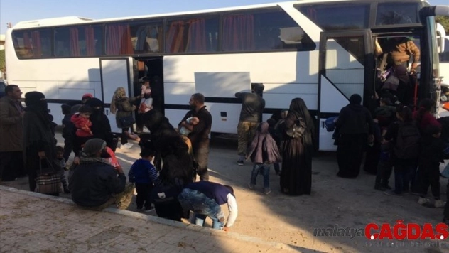 70 aile daha Tel Abyad'a geri dönmek için yola çıktı