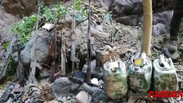 Pençe Harekâtı'nda çok sayıda yaşam malzemesi ele geçirilerek imha edildi