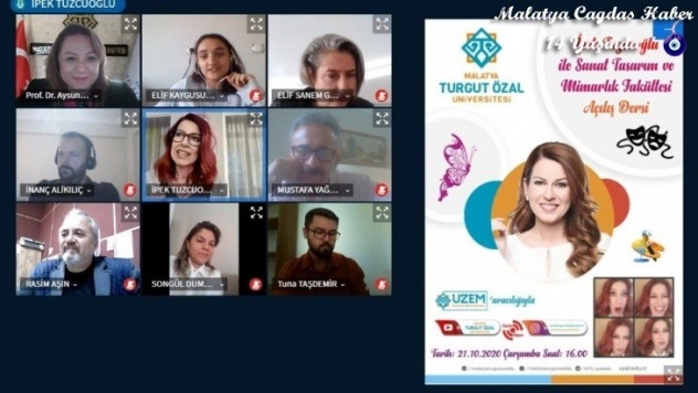 Fakültesi açılış dersi Sanatçı Tuzcuoğlu'ndan