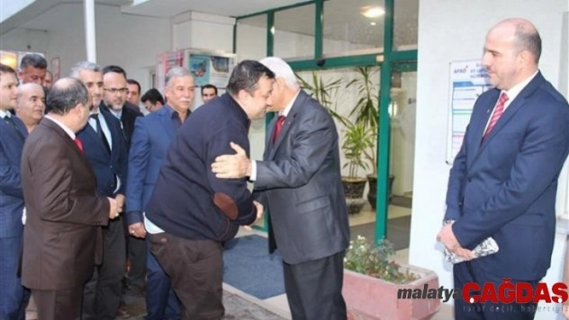 Müftü Akkuş personeli ile vedalaştı