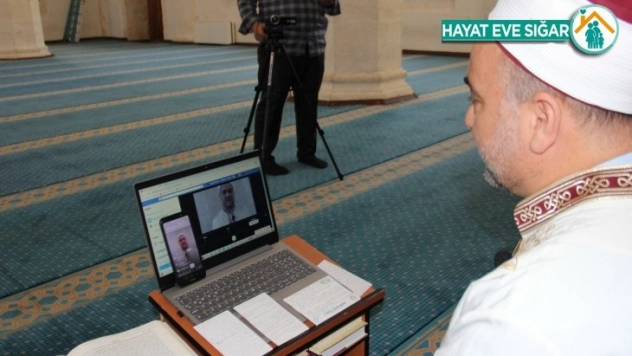 Müftü cuma vaazını sosyal medya üzerinden verdi