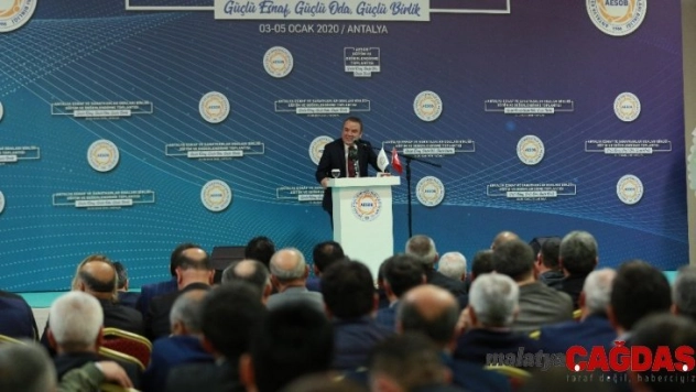 Muhittin Böcek, AESOB'un toplantısına katıldı