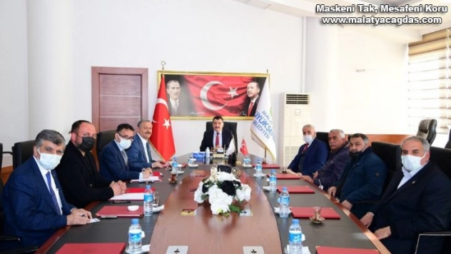 Muhtarlardan Başkan Gürkan'a ziyaret