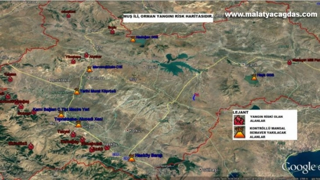 Muş'ta ormanlık alanlara giriş ve çıkışlar yasaklandı