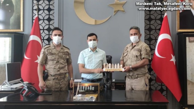 Narince Karakol Komutanı Öçal, geçici görev için Suriye´ye gitti