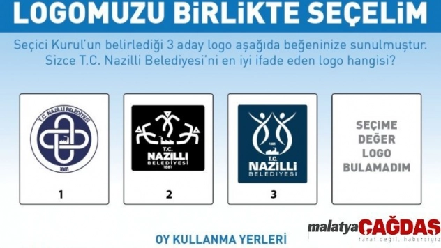 Nazilli Belediyesi logo yarışması için halk oylaması başlıyor