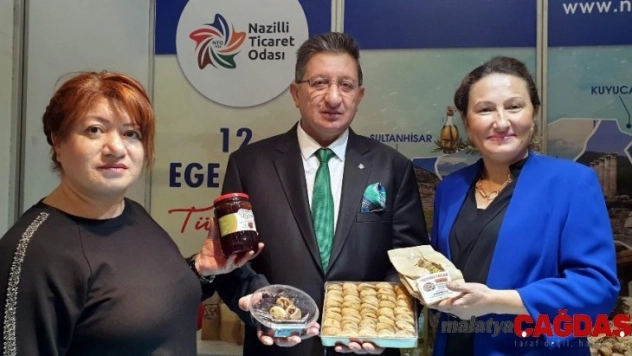 Nazilli Ticaret Odası incir cipsi ve kozalak reçelini Ankara'da tanıttı