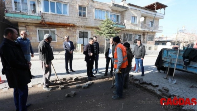 Nevşehir Belediye Başkanı Arı, Sümer Mahallesinde incelemelerde bulundu