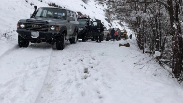 Nisan ayında Malatya'da kar keyfi