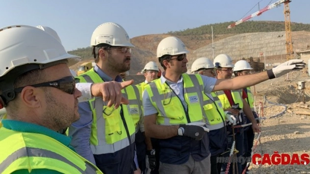Nükleer Düzenleme Kurulu üyelerinden Akkuyu NGS sahasında inceleme