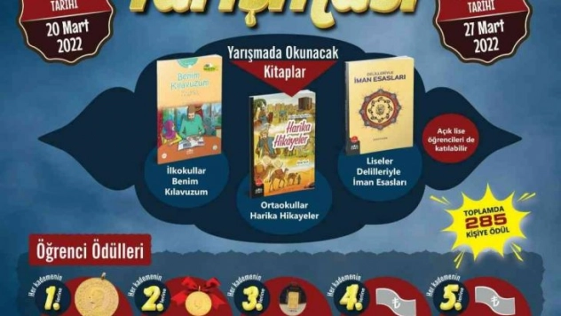 Ödüllü kitap okuma yarışması düzenlenecek