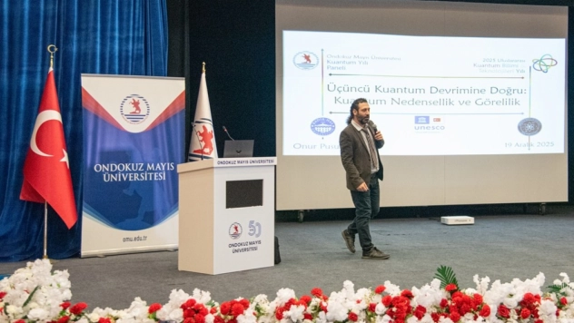OMÜ'de kuantum bilimi ve teknolojilerinin geleceği konuşuldu