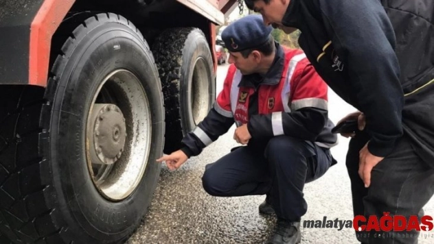 Ordu'da kış lastiği denetimleri