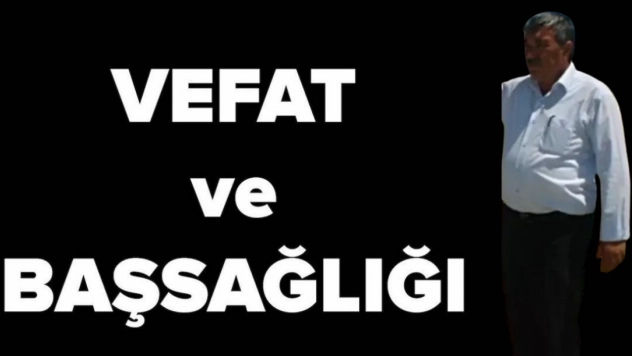 Orduzu Eski Belediye Başkanı Cumali Ekin Vefat Etti