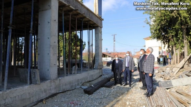 Orduzu gençlik merkezinde inşaat çalışmaları yeniden başladı