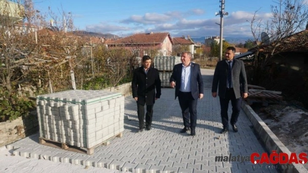 Osmancık'ta cadde ve sokaklara parke döşeniyor