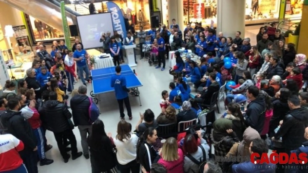 Otizmli çocuklar için spor etkinliği düzenlendi