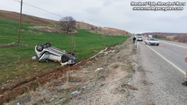 Otomobil takla attı: 3 Yaralı