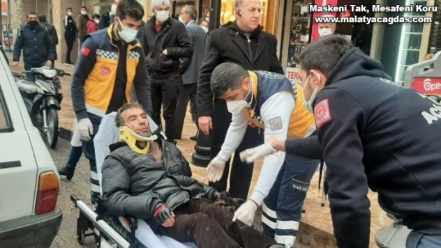 Otomobil yaya çarptı: 1 yaralı