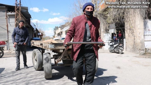 (Özel) Asırlık çınarlar 15 yıldır at arabası çekiyor