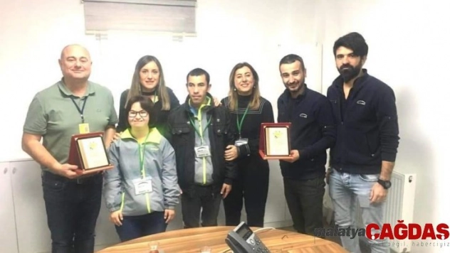 Özel öğrencilerden teşekkür ziyareti