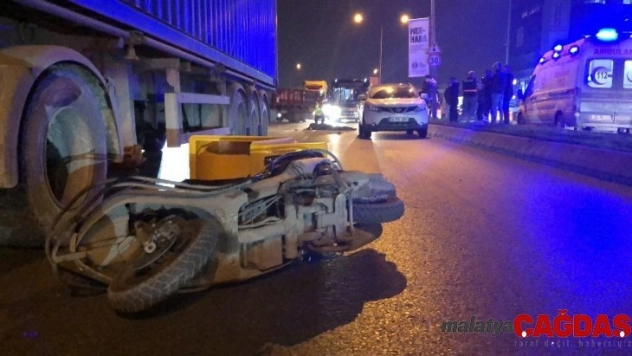 (ÖZEL) Yeni başladığı motosikletli kurye işi sonu oldu