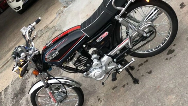 Park halindeki motosiklet çalındı