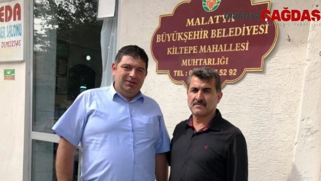 Parlak'tan Kiltepe Muhtarı Demirtaş'a geçmiş olsun ziyareti