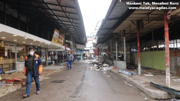 Perakende Sebze Halinde yenileme çalışmalarına başlandı