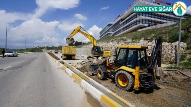 Petrol Caddesinde düzenleme ve genişletme çalışması