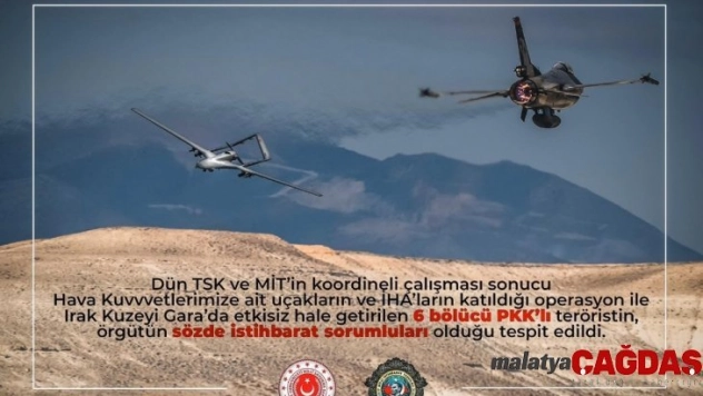 PKK'nın sözde istihbarat sorumluları etkisiz hale getirildi