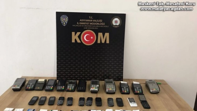 Polisten pos tefecilerine operasyon