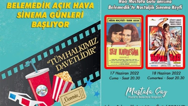 Pozantı'da 'Açık Hava Sinema Günleri' başlıyor