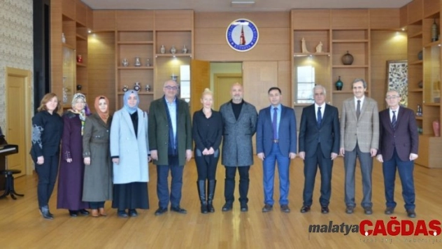 Prof. Dr. Ataç ve Prof. Dr. Şanlıdağ'dan DPÜ'ye ziyaret