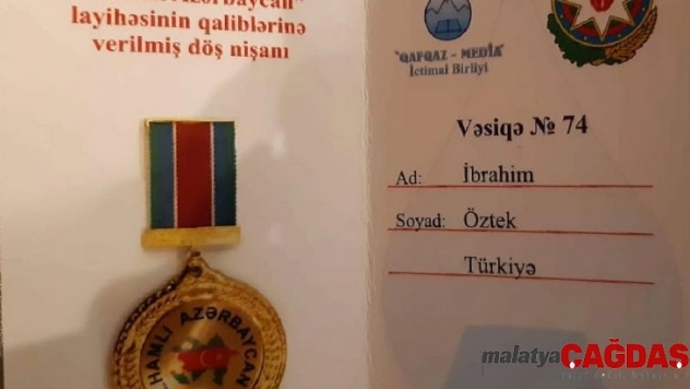 Prof. Dr. İbrahim Öztek, 'İhamlı Azerbaycan' nişanı ile ödüllendirildi