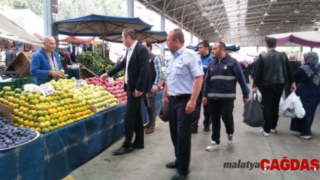 Pursaklar'ın pazarlarında sıkı denetim