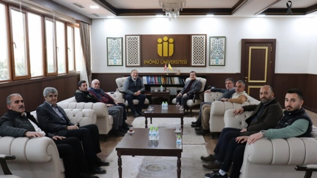 Pütürge-Doğanyol Eğitim Vakfı'ndan Rektör Kızılay'a ziyaret