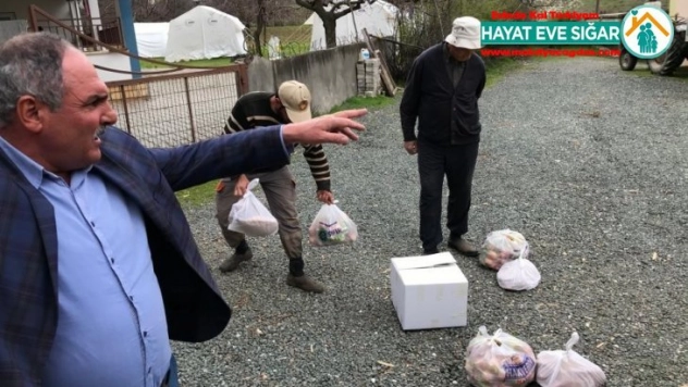 Pütürge ilçesinde gıda yardımı yapıldı