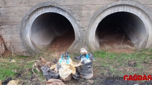 Rasulayn'da tuzaklanmış 12 kilogramlık iki tüp imha edildi