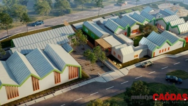 Refahiye'de anaokulu ve kültür merkezi kompleksi tamamlanıyor