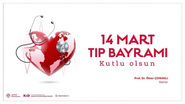 Rektör Çımaklı: '14 Mart Tıp Bayramı kutlu olsun'