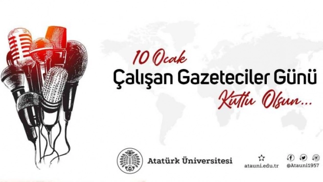 Rektör Çomaklı'dan 10 Ocak Çalışan Gazeteciler Günü mesajı