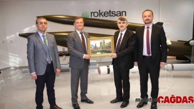 Rektör Uysal'dan ROKETSAN'a ziyaret