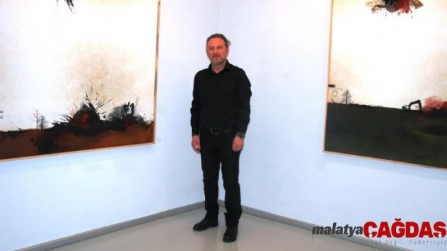 Ressam Soner Tire çevre sorunlarına dikkat çekti