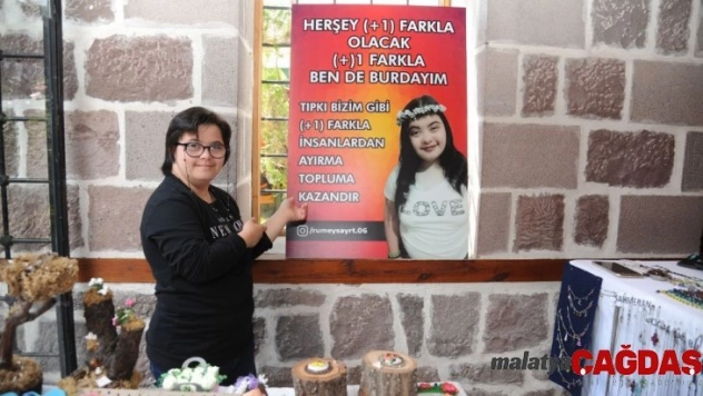 Rümeysa'nın tezgah mutluluğu