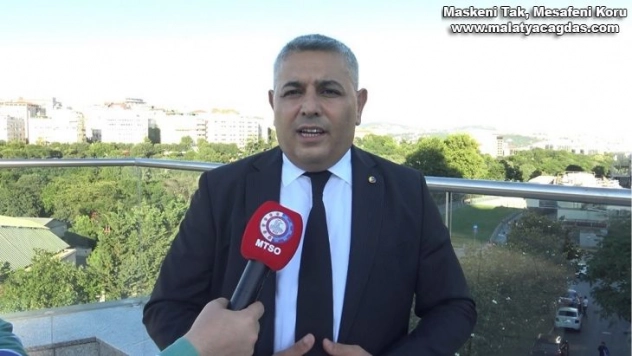 Sadıkoğlu Malatya'nın ticari gelişimi için her platformda olacağız