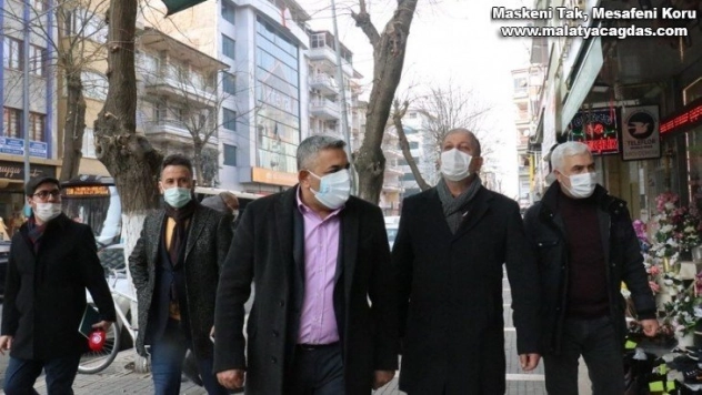 Sadıkoğlu'ndan esnaf ziyareti