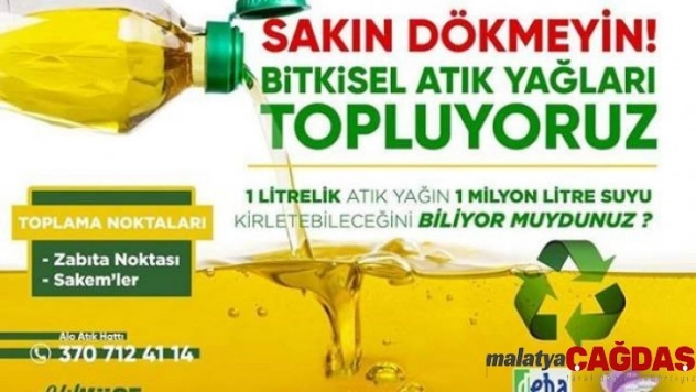 Safranbolu'da atık yağlar toplanıyor